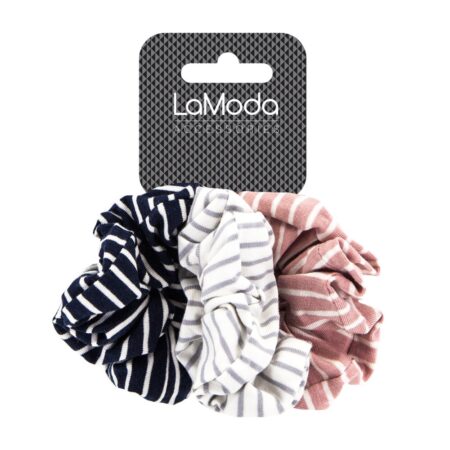 STRIPED SCRUNCHIE SET