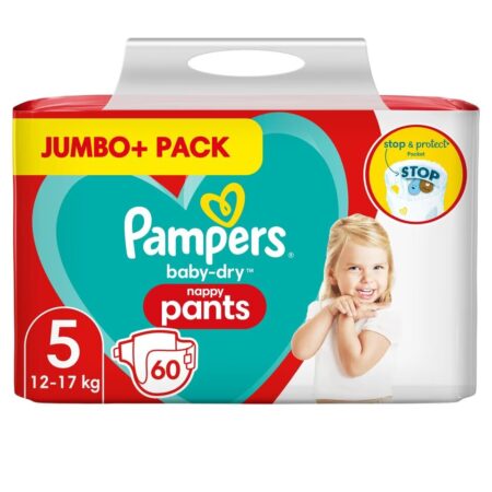 Pampers Baby Dry Pants Size 5 60 Nappies Jumbo Pack