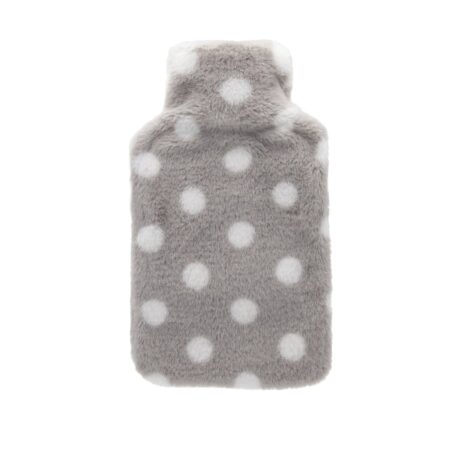 SPOTTY FUR HOT WATER BOTTLE