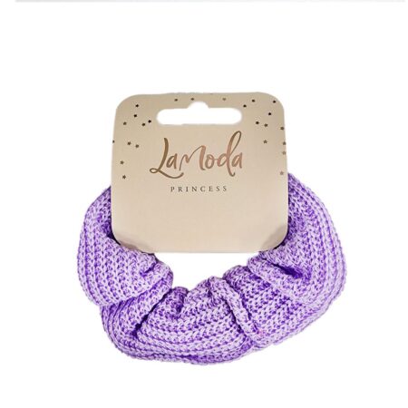 BRIGHT KNITTED SCRUNCHIE