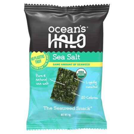 Oceans Halo Sea Salt The Seaweed Snack 4g