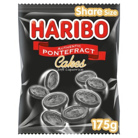 Haribo Authentic Pontefract Cakes Soft Liquorice 175g