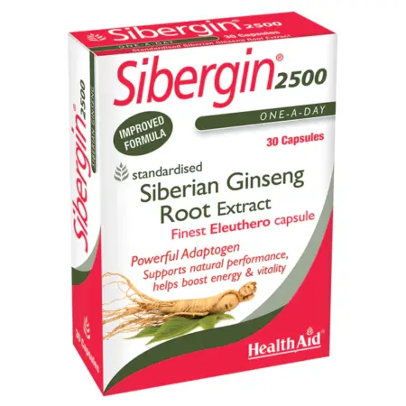 Sibergin 2500 (Siberian Ginseng 2500mg) Capsules