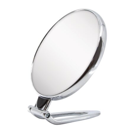 ROUND FOLDING MIRROR 15CM CHROME