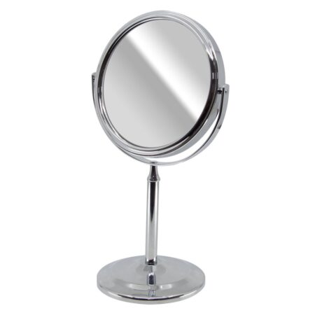 PEDESTAL MIRROR CHROME 15CM X2 MAG