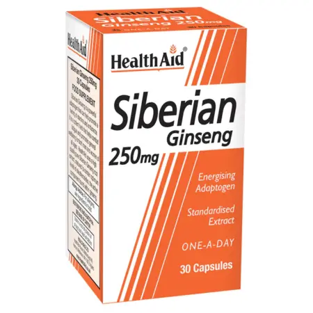 Siberian Ginseng 250mg Capsules