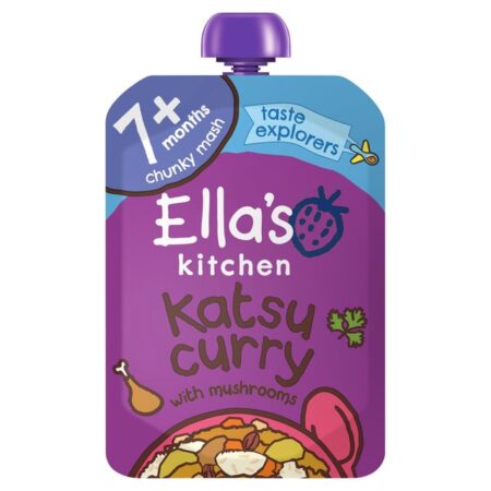 Ella’s Kitchen Organic Katsu Curry Baby Food Pouch 7+ Months 130g