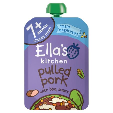 Ella’s Kitchen Organic Pulled Pork Baby Food Pouch 7+ Months 130g