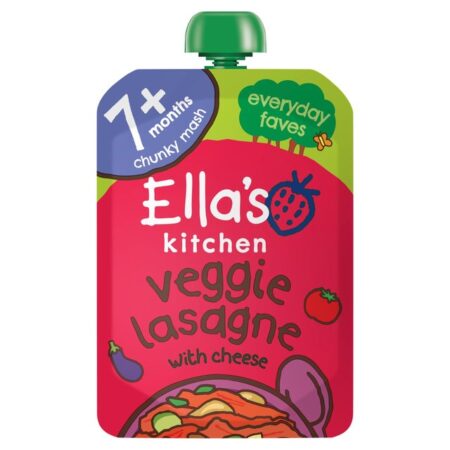 Ella’s Kitchen Organic Veggie Lasagne Baby Food Pouch 7+ Months 130g