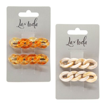 BRAIDED TORTOISESHELL CLIPS