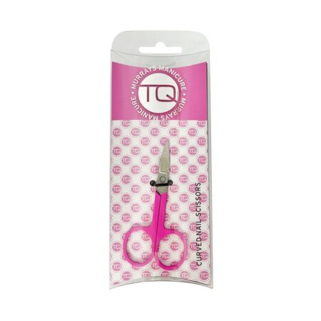 TQ CURVED SCISSORS HOT PINK