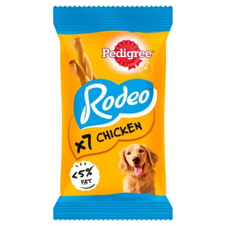 Pedigree Rodeo Adult Dog Treats Chicken 7 Sticks 7 x 123g