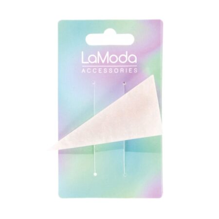 PINK SHIMMER TRIANGLE CLIP