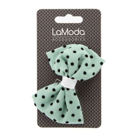 POLKA DOT BOW CLIPS