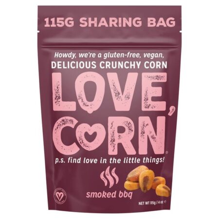 Love Corn Smoked BBQ Crunchy Corn Snack 115g