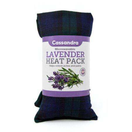 CASSANDRA TREND TARTAN COTTON HEATPACK LAVENDER