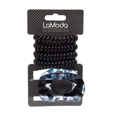 BLACK/GREY NO KINKS CLAMP SET