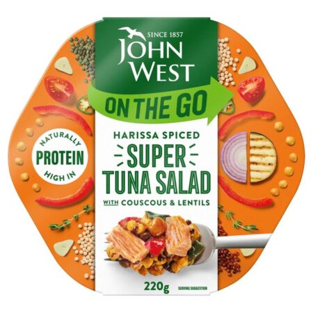 John West On The Go Harissa Super Tuna Salad 220g