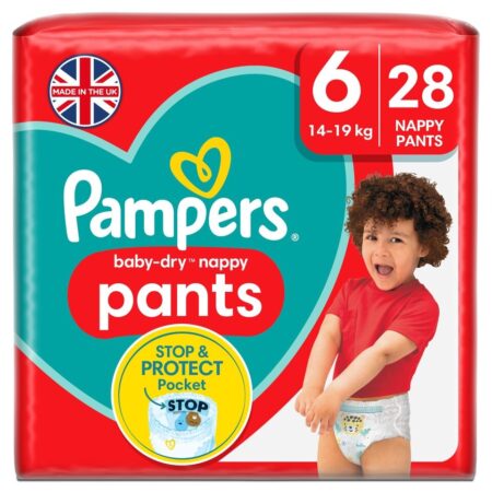 Pampers Active Fit Size 6 28 Nappies