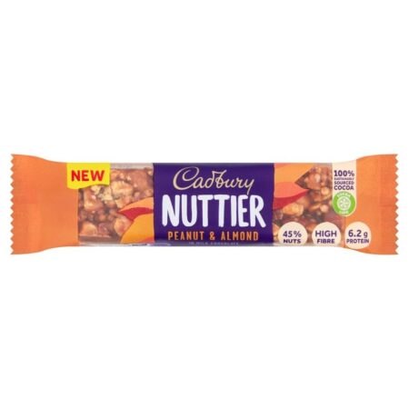 Cadbury Nuttier Peanut Almond Chocolate Bar 40g
