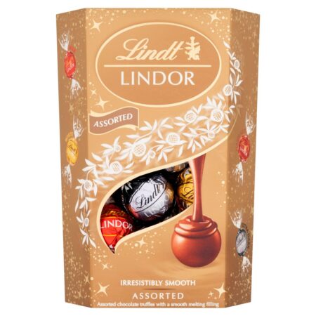 Lindt Lindor Assorted Chocolate Cornet Truffles 200g