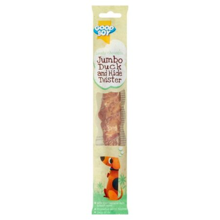 Good Boy Jumbo Duck Hide Twister Dog Treats 70g