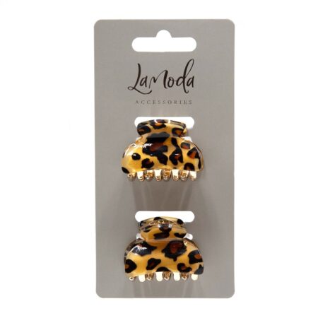 SMALL LEOPARD CLAMPS