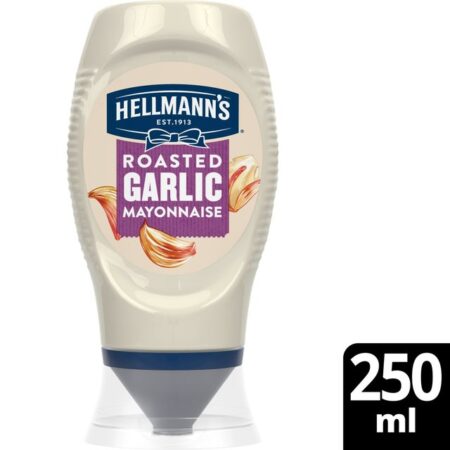 Hellmann’s Garlic Squeezy Mayonnaise 250ml