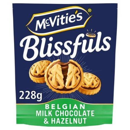 Mcvities Blissfuls Chocolate & Hazelnut 228G