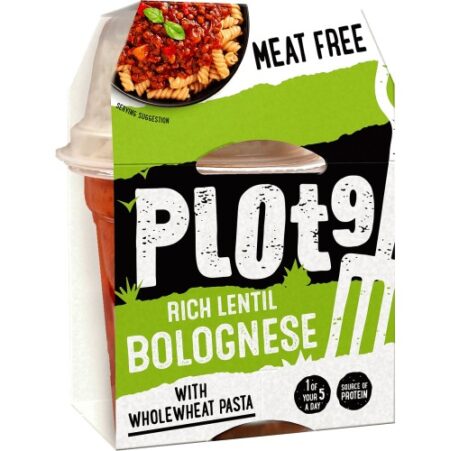 Plot 9 Rich Lentil Bolognese With Brown Pasta 260g