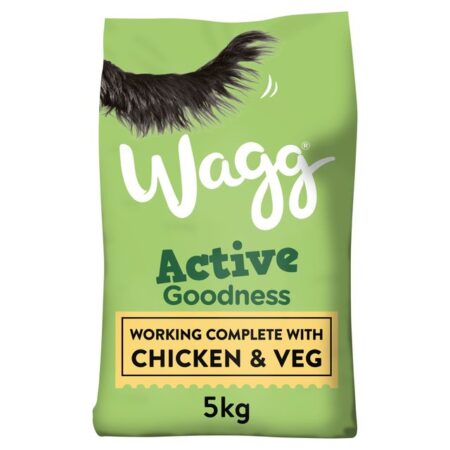 Wagg Active Goodness Complete Rich in Chicken Veg Dry Adult Dog Food 5kg