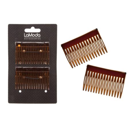 TORTOISE SHELL SIDE COMBS