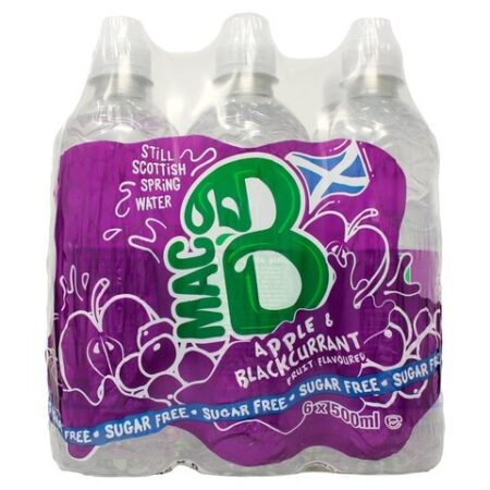 Macb Apple & Blackcurrant 6X500ml Still Water
