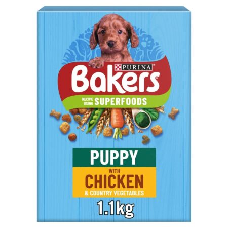 Bakers Puppy Dog Food Chicken Vegetable 1.1Kg