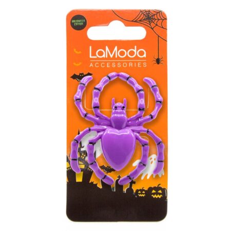 SPIDER CLIP PURPLE & FUSCHIA