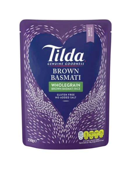 Tilda Steamed Bas Brown 250g