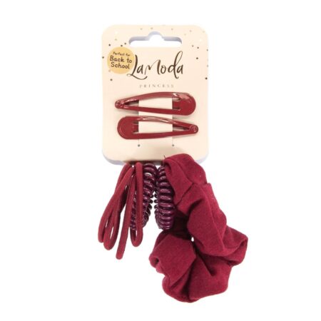 9 PIECE HAIR SET – BURGUNDY