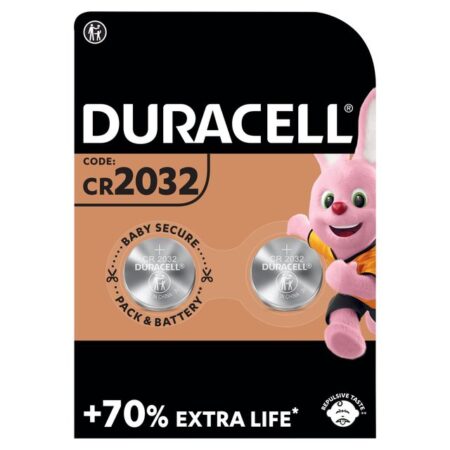 Duracell Lithium Coin 2032 Batteries 3V (CR2032 / DL2032) 2 per pack