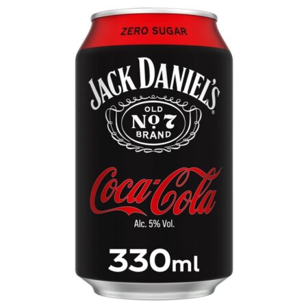 Jack Daniels & Coca-Cola Zero Sugar 330ml