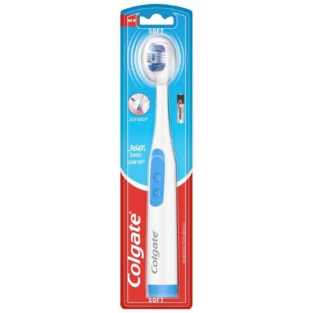 Colgate Battery 360 Sonic Floss Tip Soft Toothbrush