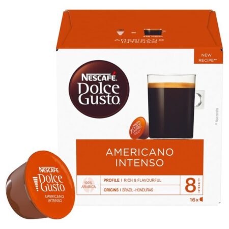 Nescafe Dolce Gusto Americano Intenso Coffee 16 Pods 132.8g