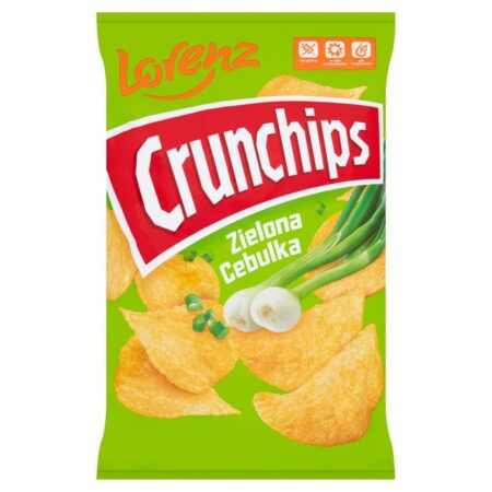 Lorenz Crunchips O Smaku Zielona Cebulka 140g