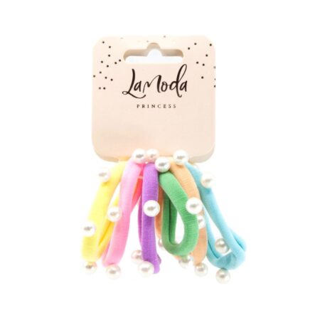 PEARLIZED PONYTAILERS 6PCS