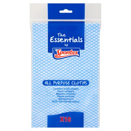 SPONTEX ALL PURPOSE CLOTHS 10