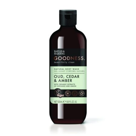 GOODNESS OUD, CEDAR & AMBER BODY WASH