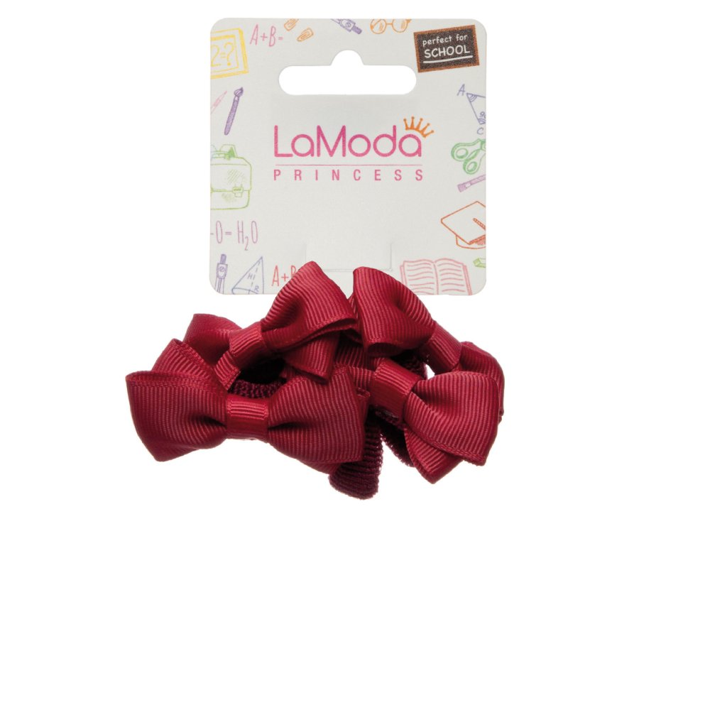 BOW PONYTAILERS BURGUNDY