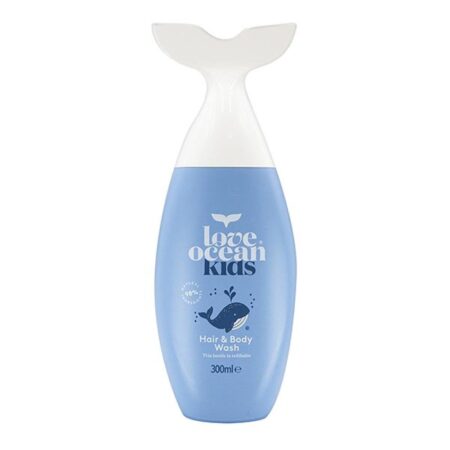 LOVE OCEAN HAIR AND BODY WASH WHALE TAIL BOTTLE