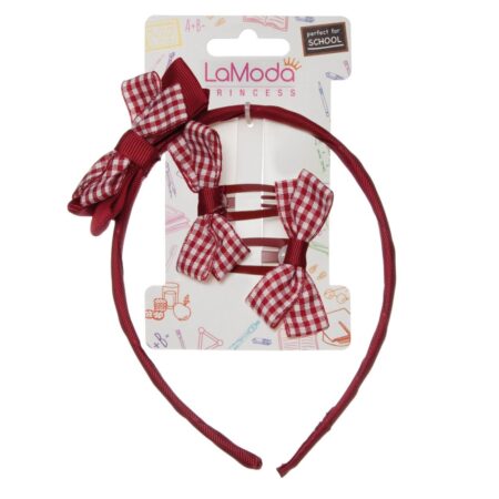 SMALL SCHOOL SET BURGUNDY