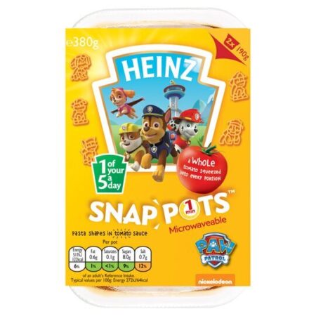 Heinz Snap Pots Paw Patrol 2 X 190g