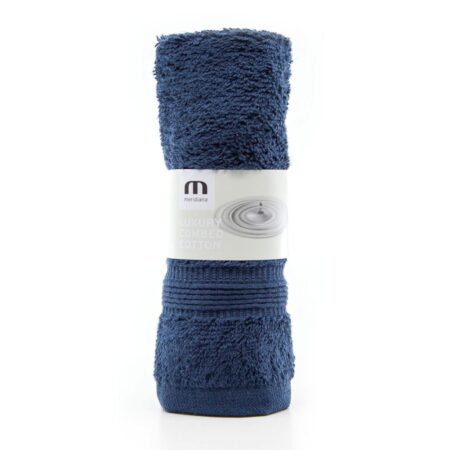 COMBED COTTON FACECLOTH NAVY